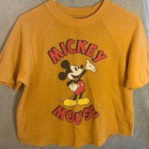 Medium burnt orange Disney brand T shirt/crop top